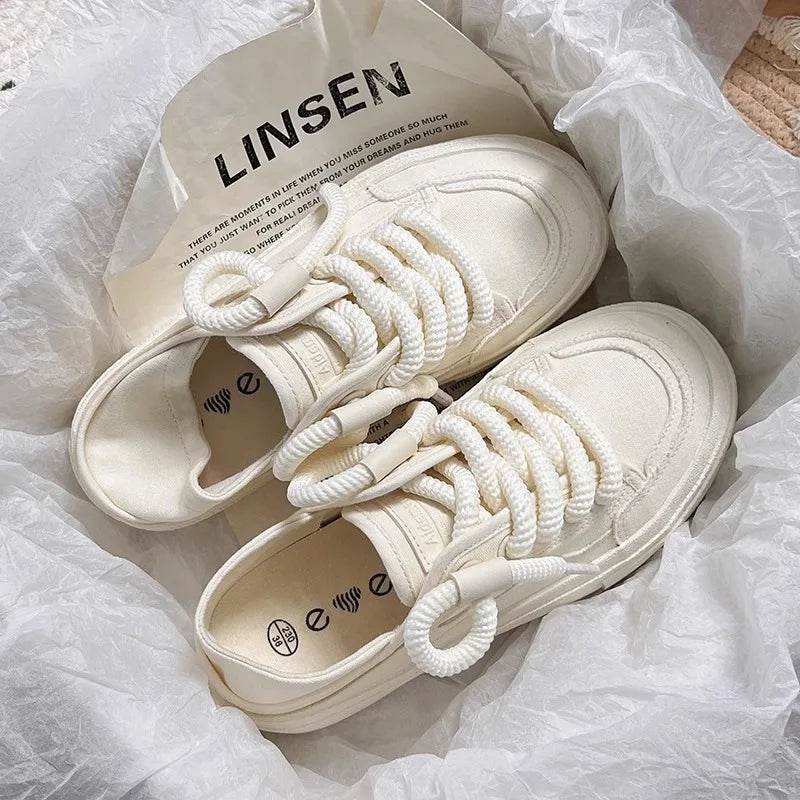 2024 Spring New Canvas Shoes Breathable Soft sneakers High-Quality Women&