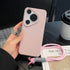 Litchi Pattern Leather Wrist Strap Case for Huawei P70 Pura 70 Ultra P60 P50 Pro Mate 40 50 60 Pro Plus Soft Lanyard Cases Cover - Touchy Style