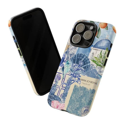 Cute Phone Cases For iPhone 15PRO MAX, 14, 13, 12, 11 PRO, 11 Plus, 15 Plus, 15 pro - Coastal Aesthetic - Acrylic TPU Cover - IC0010 - Touchy Style