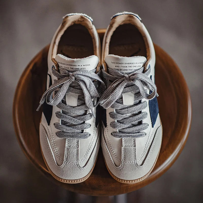 Maden Retro Jogging Shoes Classic Color-blocked Do Old Training Shoes Outdoor Low-top Sports Breathable Men&