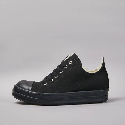 Brand Casual Low Top Men Shoe Quality Black Fashion Designer Canvas Laces Roman-Style Street Luxury Flat Platform Women Sneaker - Touchy Style