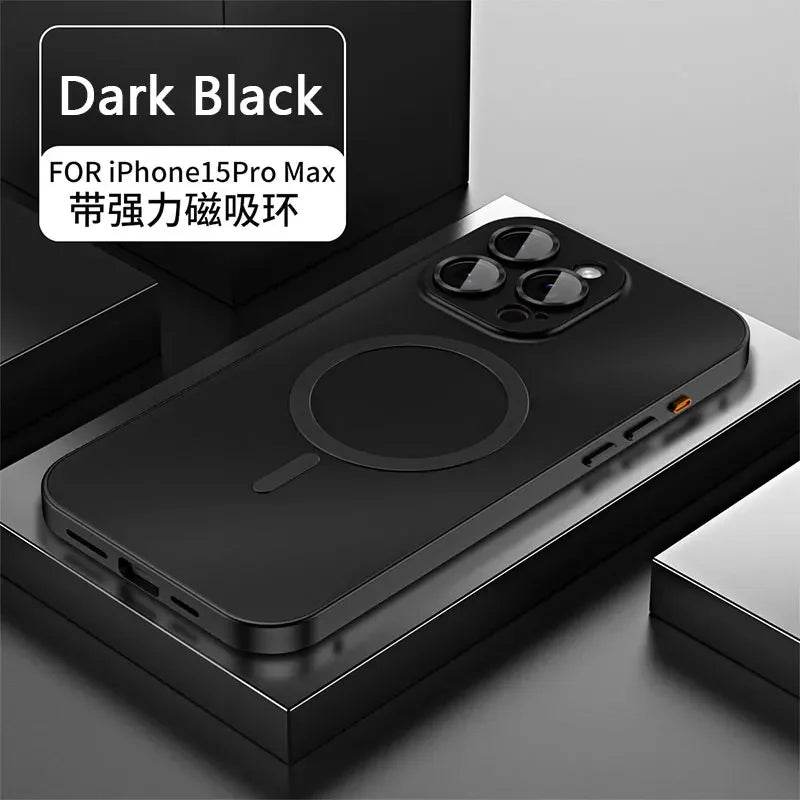 Metal Frame Phone Case For Iphone 13 12 14 15 16 Pro Max Plus Luxury Aluminum PC Back Panel Phone Cover For IPHON 15 16 Promax - Touchy Style