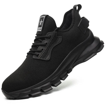 2024 Lightweight Men Safety Shoes Steel Toe Cap work Sneakers Men Protective Shoes Anti-smash Anti-puncture Indestructible Shoes - Touchy Style