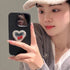 Pu Leather Cute Cherry Lace Phone Case For iPhone 15 14 13 12 11 16 Pro Max XS XR 7 8 Plus SE 2020 Protector Soft Candy Cover - Touchy Style