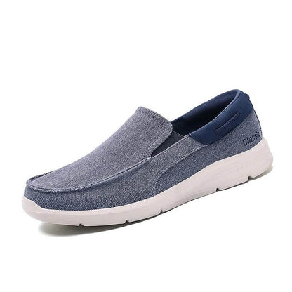 New Summer Breathable Canvas Shoes Men Loafers Slip On Sneakers Fashion Casual Men Shoes Lightweight Flats Men Driving Zapatos - Touchy Style