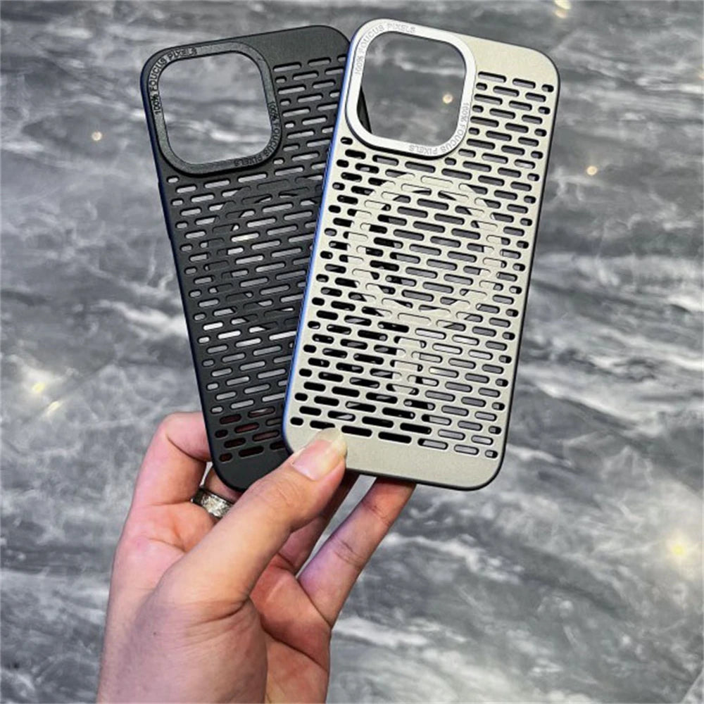 حافظات هواتف لطيفة لهاتف iPhone 11 و12 و13 و14 و15 Pro Max - غطاء صلب رفيع للغاية من مادة البولي كربونات مع تبديد الحرارة - TSP422