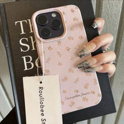 Cute Phone Cases For iPhone 16 Pro Max 15 14 13 12 11 - Flowers Lichee Pattern - Silicone Cover - Touchy Style