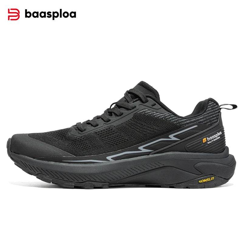 2024 New Baasploa Men Shoes Mesh Surface Breathable Outdoor Shoes Lightweight Comfortable Casual Non-slip Wear Shoes For Men - Touchy Style