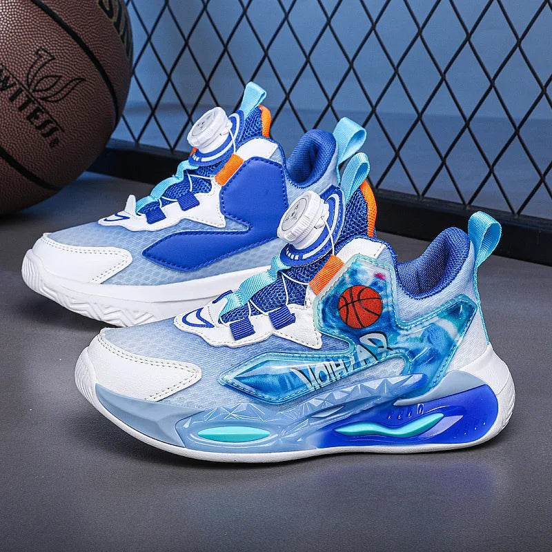 New Arrival Children Basketball Shoes Boys Sports Shoes Tennis Casual Daily School Kids Running Shoes Walking Sneaker for Girls - Touchy Style