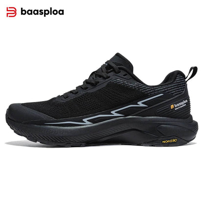 2024 New Baasploa Men Shoes Mesh Surface Breathable Outdoor Shoes Lightweight Comfortable Casual Non-slip Wear Shoes For Men - Touchy Style