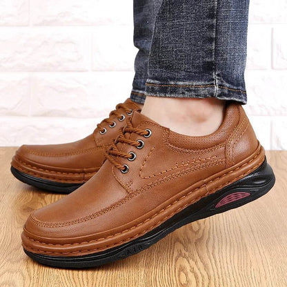 Luxury Brand Mens Casual Shoes Genuine Leather Men Business Flat Top Quality Male Oxford Shoes Handmade Breathable Walking Shoes - Touchy Style