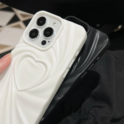 Cute Phone Cases For iPhone 11, 12, 13, 14, 15 Pro, or 16 Pro Max - Candy Heart Pattern - TSP519