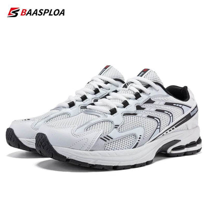 Baasploa Men Sport Shoes Classic Retro Running Shoes Male Mesh Breathable Walking Casual Sneakers Anti-Slip Wear-Resistant - Touchy Style