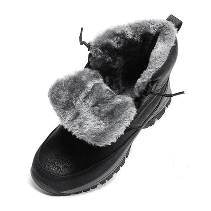 Super Warm Winter Boots With Fur Outdoor Snow Men Boots Snow Antiskid Waterproof Boots Men Shoes Winter botas High Top hombre - Touchy Style
