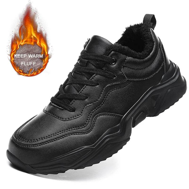 Men Shoes New Leather Casual Shoes for Men Winter Autumn Sneakers Men Waterproof Lightweight Tenis - Touchy Style
