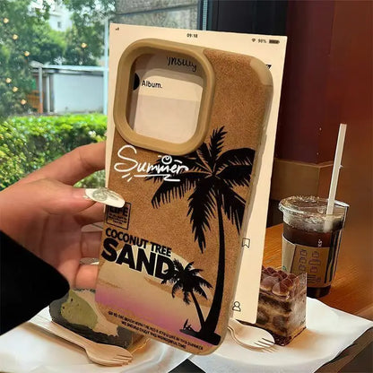 حافظات هواتف لطيفة لأجهزة iPhone 11، 12، 13، 14، 15، 16 Pro Max، XS، X، XR، 16 Plus - نمط جلد سويدي على شكل كلب وقط - غطاء ممتص للصدمات من الجلد