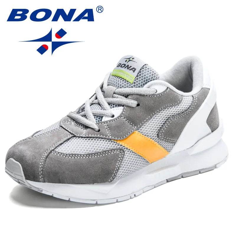 BONA 2023 New Designers Running Shoes Women Breathable Mesh Outdoor Light Weight Sports Shoes Casual Walking Sneakers Ladies - Touchy Style