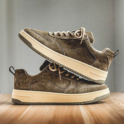 Breathable Mens Vulcanized Sneakers New Trend Casual Leather Shoes Tenis Luxury Trainers Comfy Man Walking Running Jogging Shoes - Touchy Style