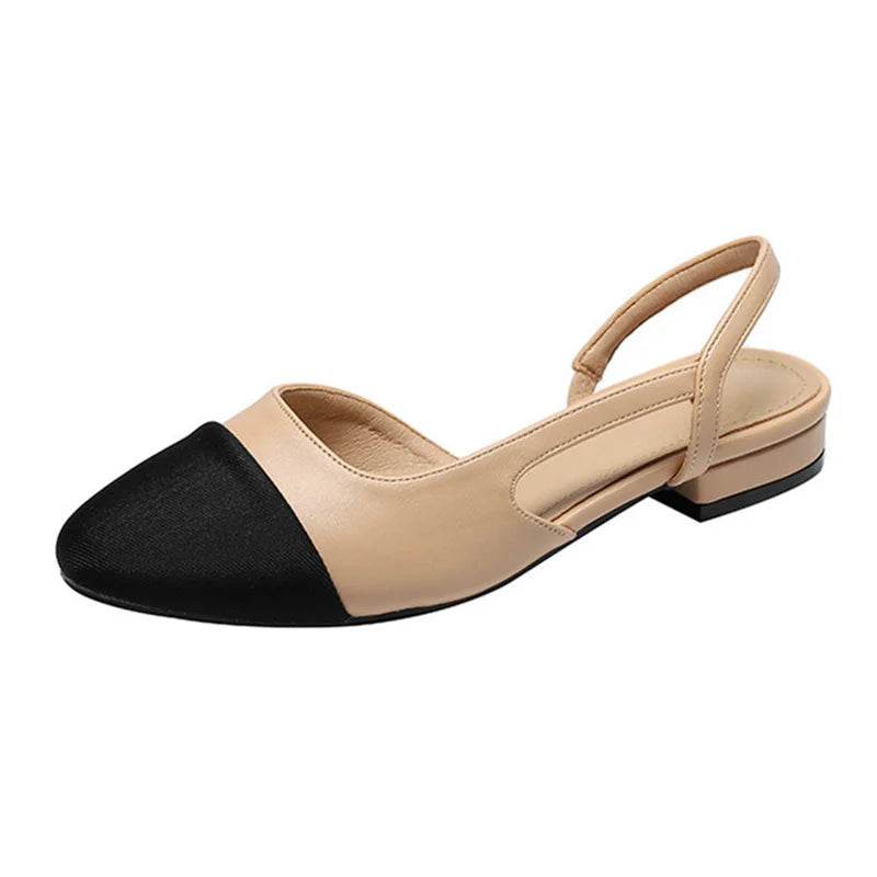 All-match Flat Shoes Women Sandals Non-Slip Soft Leisure Shoes Mixed Colors Comfort Low Heel Femme Thick Bottom Designer Shoes - Touchy Style