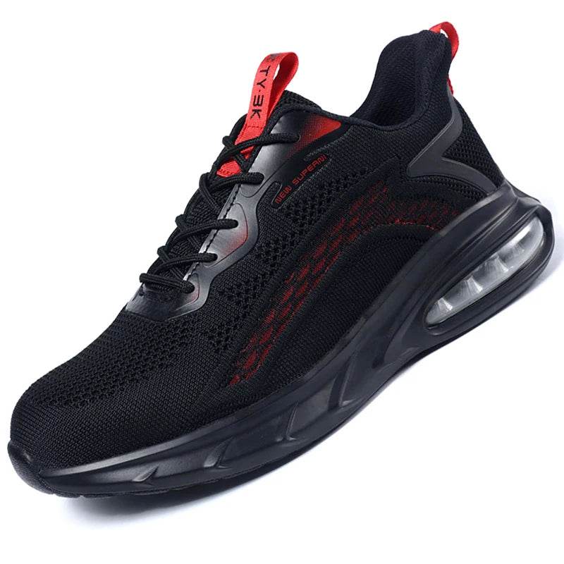 Safety Shoes Men Women Air Cushion Shoes Work Sneakers Steel Toe Cap Indestructible Shoes Breathable Puncture-Proof Men Boots - Touchy Style