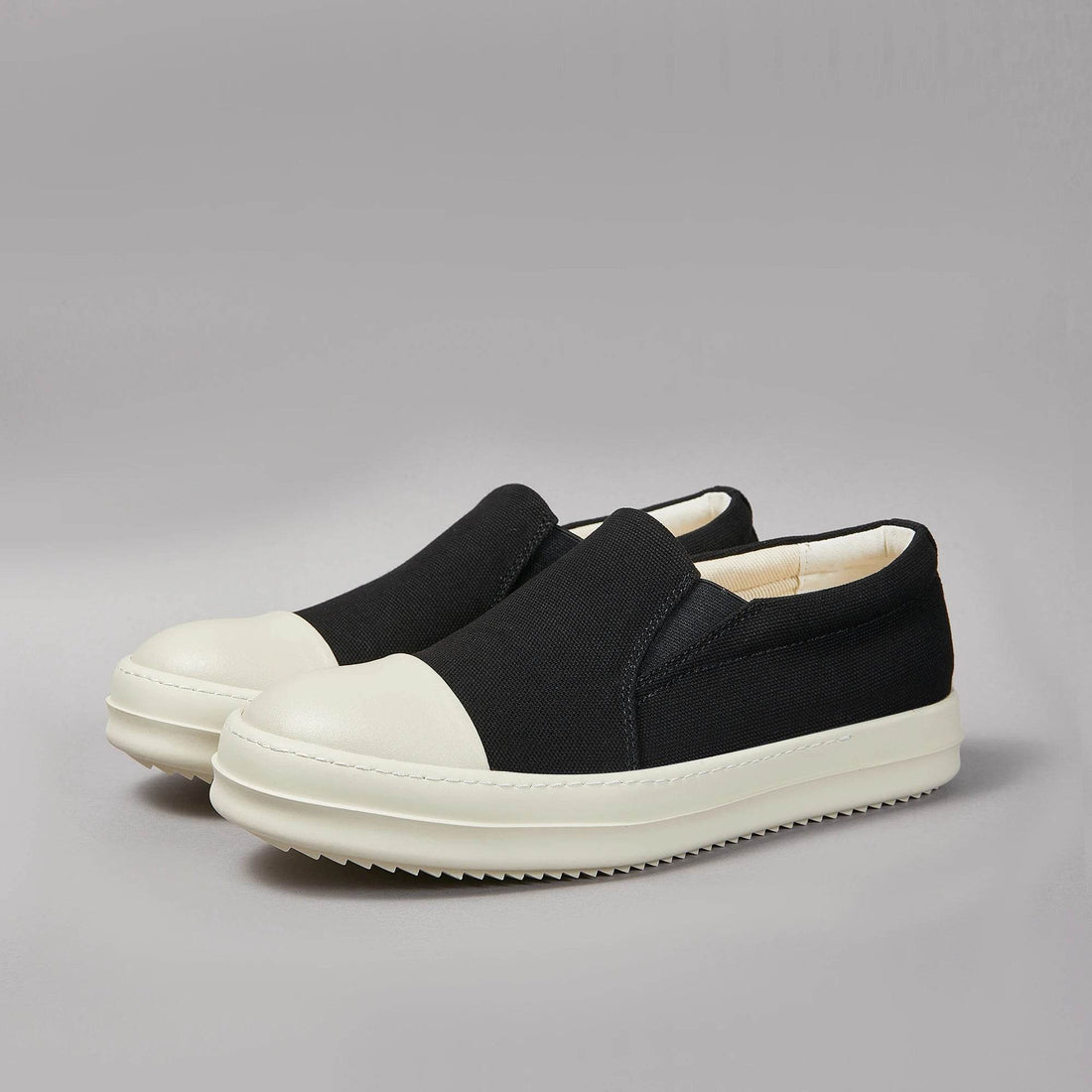 Brand Men Shoe Canvas Slip-On Women Sneaker Low Top Designer Ow-en Street Black Casual Luxury Fashion Thick-sole Flat Shoe - Touchy Style