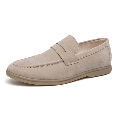 Classic Soft Suede Shoes Penny Men Loafers Slip On Leather Casual Men Shoes Comfort Driving Shoes Men Flats Walking Footwear - Touchy Style