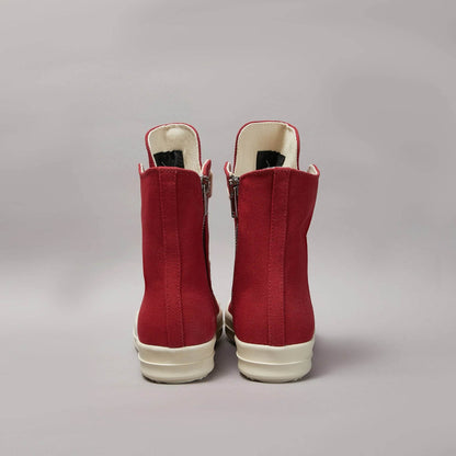 Designer Women Ankle Boot High Top Men Sneaker Luxury Casual Canvas Platform ow-en Street Flat Trainer New Fashion Footwear - Touchy Style