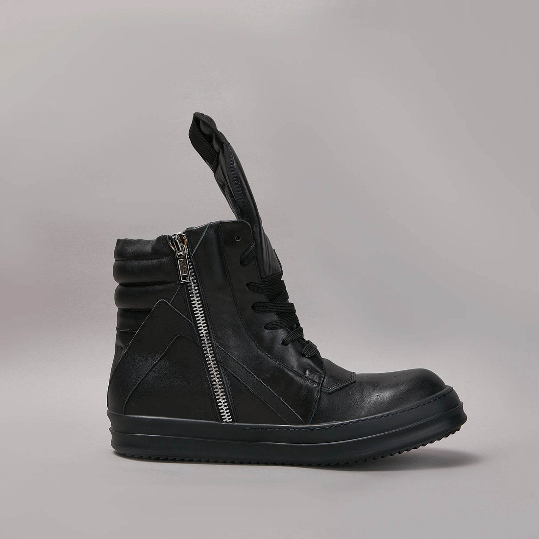 Dekherw Designer Men Shoe Leather Women Sneaker Casual Black Zip Ankle Boot Geobasket High Top Quality Flat Luxury Rome Trainer - Touchy Style