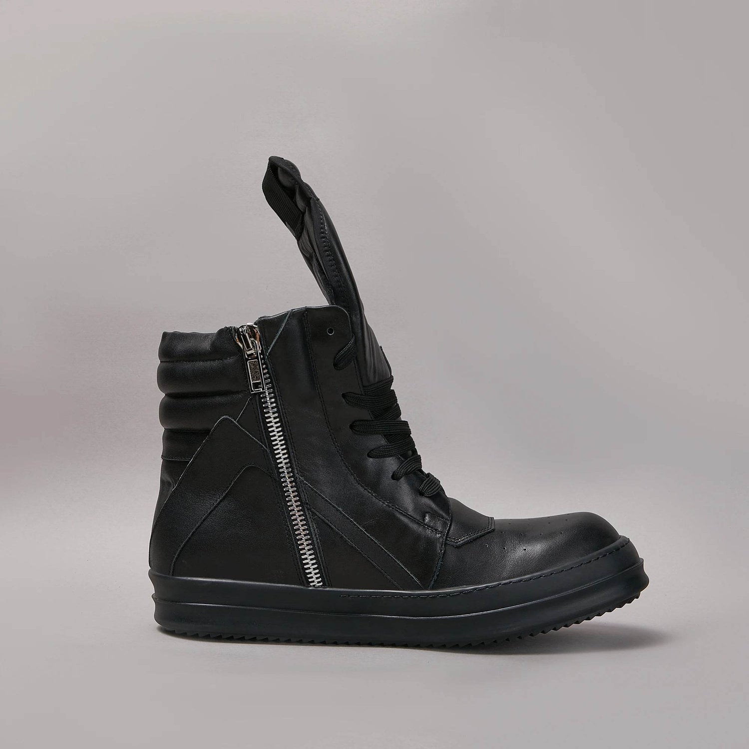 Dekherw Designer Men Shoe Leather Women Sneaker Casual Black Zip Ankle Boot Geobasket High Top Quality Flat Luxury Rome Trainer - Touchy Style