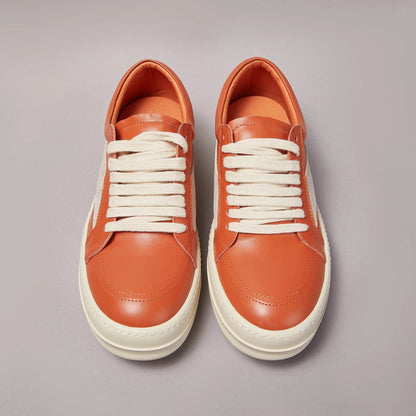 Brand Casual Low Top Orange Leather Designer Men Shoe Roman New Fashion Quality owe-n Street Platform Luxury Women Sneaker - Touchy Style