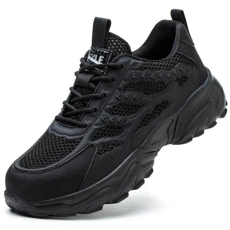 Breathable Safety Shoes For Men Women Summer Work Shoes Sneakers Puncture-Proof Indestructible Shoes Protective Boots Security - Touchy Style