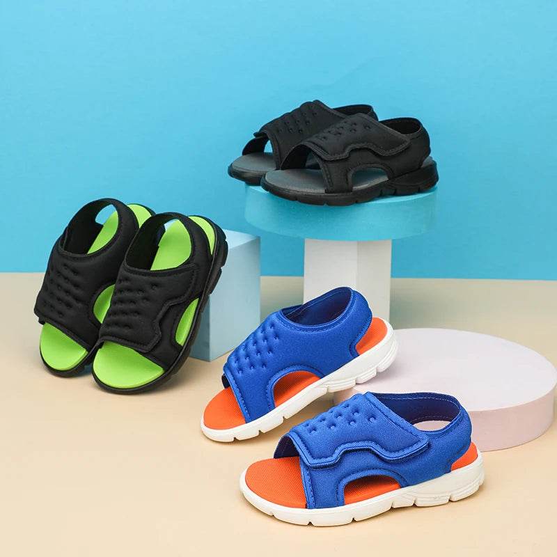 Summer Boys Sandals Kids Shoes Beach Mesh Sandalas Baby Soft Light Sandals Sports Shoes Girls Hollow Out Fashion Sneakers - Touchy Style