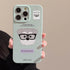 Cute Phone Cases For iPhone 16, 15, 14, 13, 12 Pro Max, 15 14 Plus - Funny Schnauzer Puppy Dalmatian Dog Cartoon Cover - IC1090 - Touchy Style