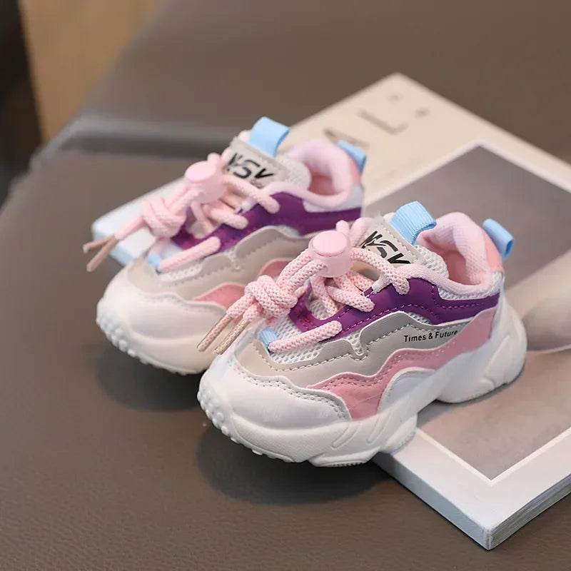 Baby Sport Shoes Kids Sneakers New Soft Toddlers Boys Girls Casual Shoes Air Mesh Breathable Fashion School Running Shoes G06191 - Touchy Style