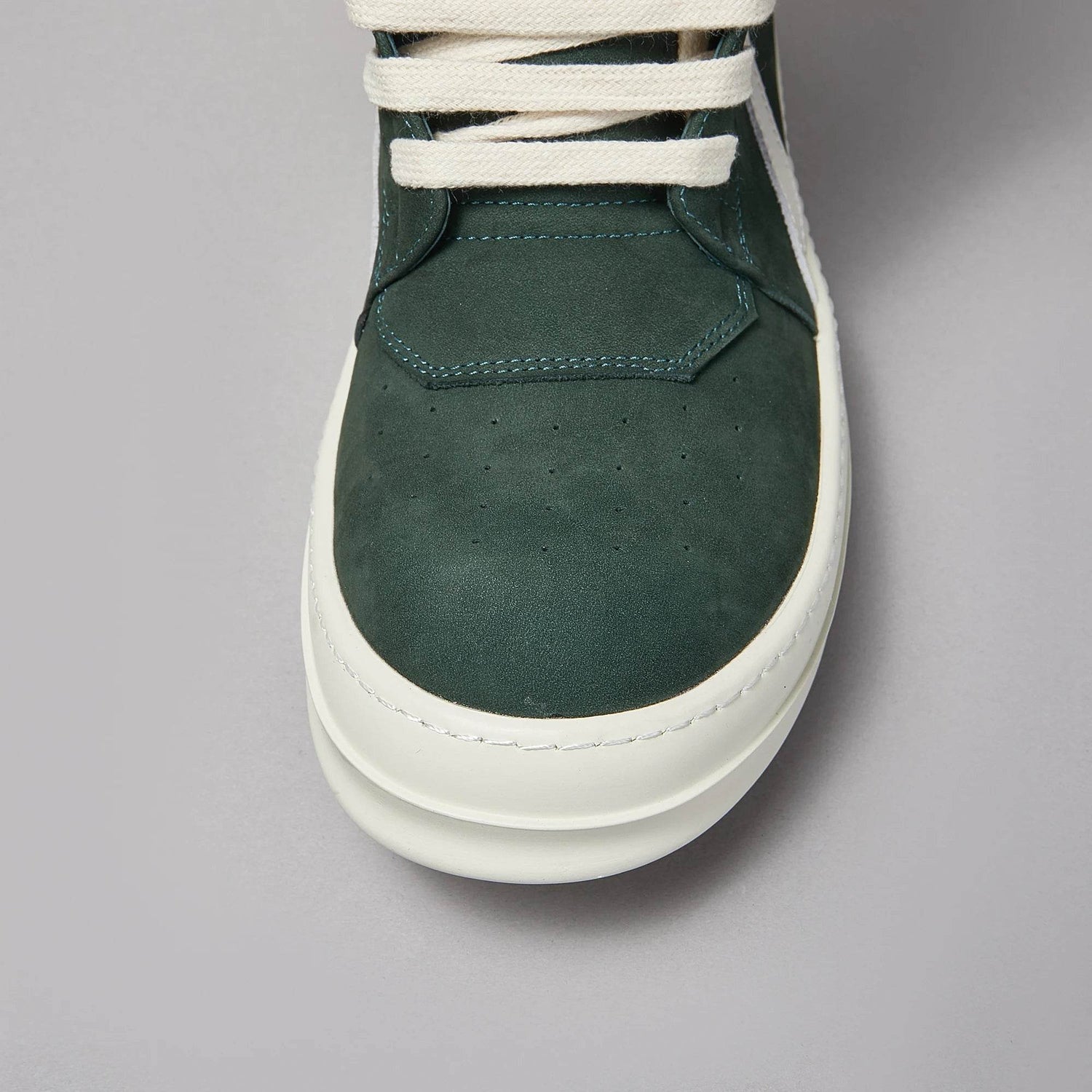 Brand Men Shoe Casual High Top Women Sneaker Leather Ricks Laces Green Geobasket Owens Zip Ankle Boot Designer Quality Flat Shoe - Touchy Style