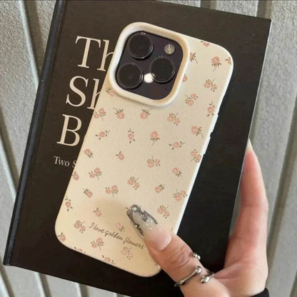 Cute Phone Cases For iPhone 16 Pro Max 15 14 13 12 11 - Flowers Lichee Pattern - Silicone Cover - Touchy Style