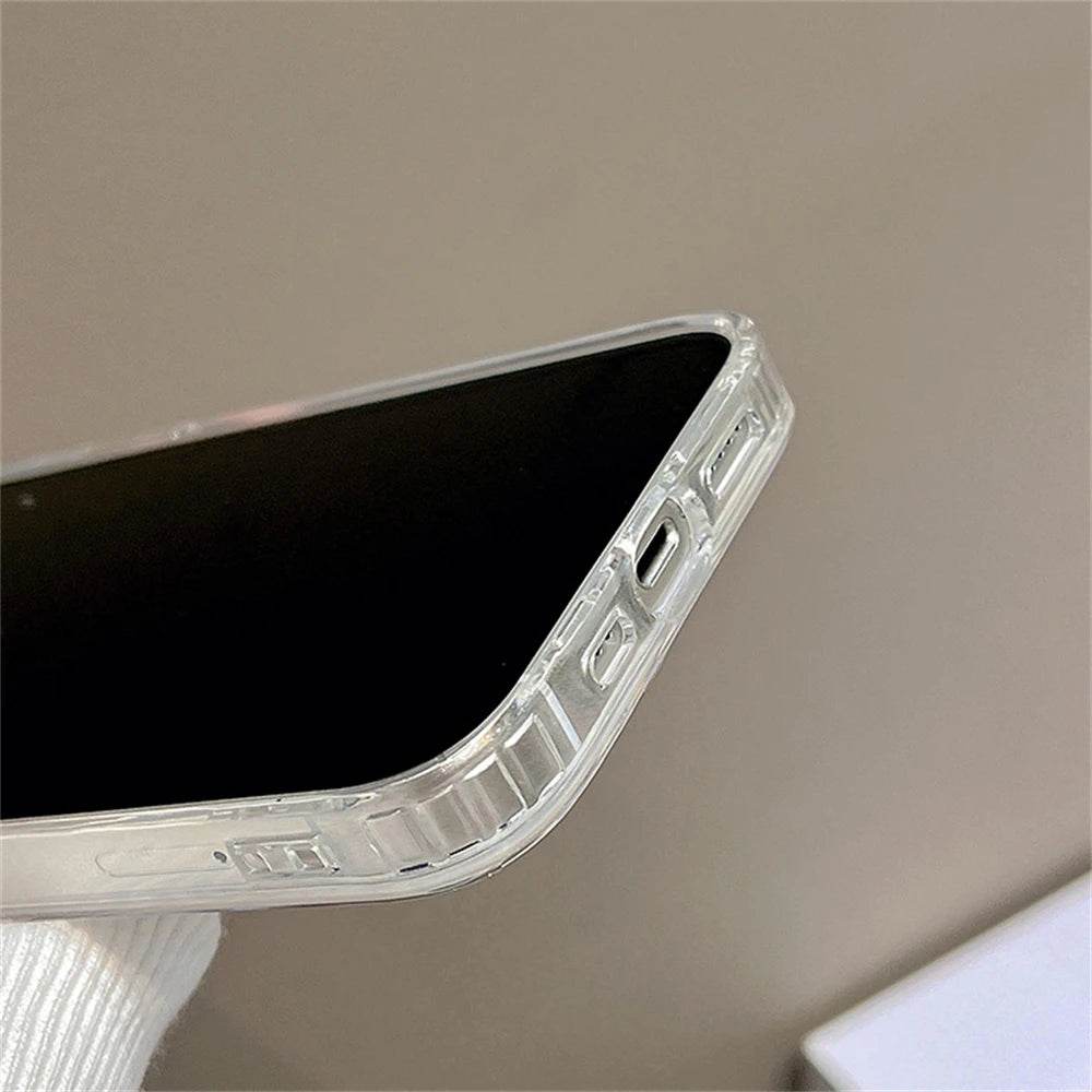 Cute Phone Cases For iPhone 13, 15, 14, 12, 11 Pro Max, 14, 15 Plus - Korean Cartoon Cat - Card Slot - PC6320 - Touchy Style