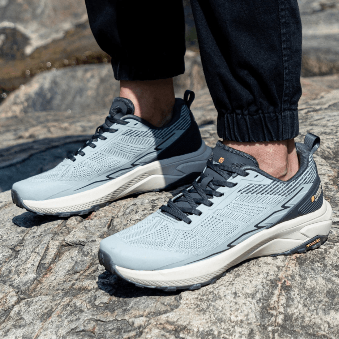 2024 New Baasploa Men Shoes Mesh Surface Breathable Outdoor Shoes Lightweight Comfortable Casual Non-slip Wear Shoes For Men - Touchy Style