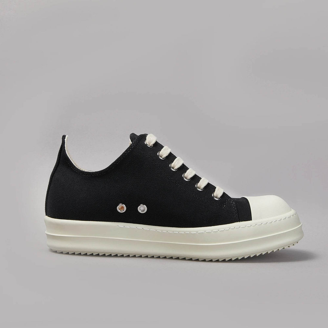 Brand Men Shoe Canvas Low Top Women Sneaker Classic Quality Round Black Lace Up Designer Luxury Thick-sole Casual Flat Shoe - Touchy Style