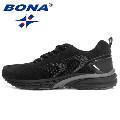 BONA New Arrival Outdoor Walking Comfortable Sneakers Lace Up Athletic Shoes For Men Popular Style Men Running Shoes - Touchy Style