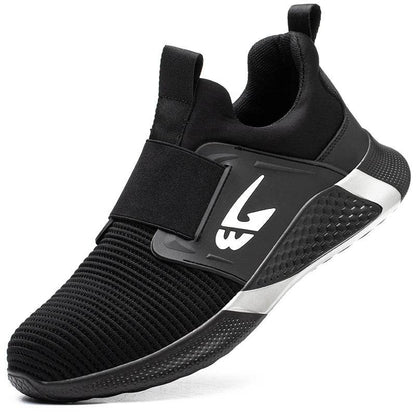 Lightweight Comfort Safety Shoes Men Steel Toe Work Shoes Sneakers Anti-smashing Steel Toe Shoes Indestructible Safety Boots - Touchy Style