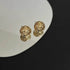 PANJBJ 925 Sterling Silver Weave Studs Earring for Women Hollow Out Round Versatile Design Fashion Jewelry Gift Dropshipping - Touchy Style