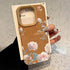 Cute Phone Cases For iPhone 11 12 13 Pro Max 14 15 16 Plus XS X XR 16 - Tulip Flower Pattern - Leather Bumper Cover - Touchy Style
