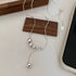 PANJBJ 925 Sterling Silver Bead Necklace for Women Design Tassels Sweater Chain Snake Bone Chain Jewelry Gift Dropshipping - Touchy Style