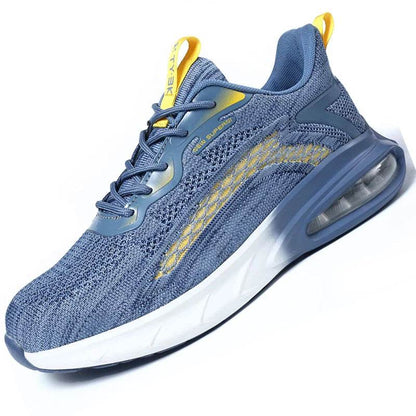 Safety Shoes Men Women Air Cushion Shoes Work Sneakers Steel Toe Cap Indestructible Shoes Breathable Puncture-Proof Men Boots - Touchy Style