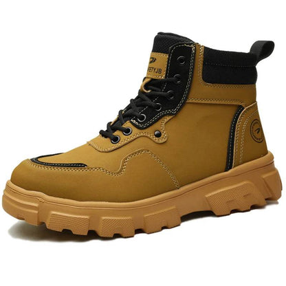 Lightweight Men Boots Steel Toe Shoes Work Sneakers Safety Boots Men Anti Scalding Welding Boots Puncture-Proof Protective Shoes - Touchy Style