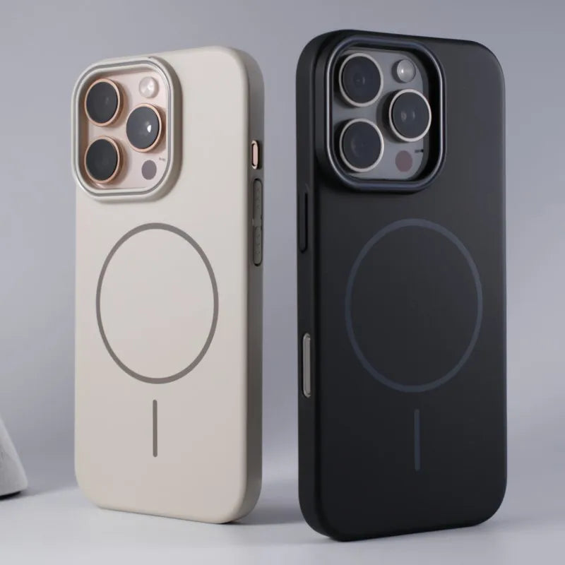 Luxury Original Hard PC Magsafe Case for iPhone 16 15 14 Plus 13 12 11 Pro X XR XS Max Shockproof Matte Thin Magnetic Cover