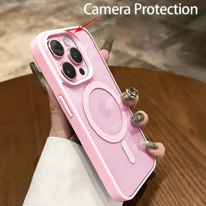 حافظات هواتف لطيفة لهاتف iPhone 15 و14 و13 و12 و11 Pro Max - غطاء أكريليك شفاف صلب - TSP415