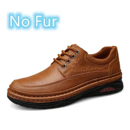 Luxury Brand Mens Casual Shoes Genuine Leather Men Business Flat Top Quality Male Oxford Shoes Handmade Breathable Walking Shoes - Touchy Style