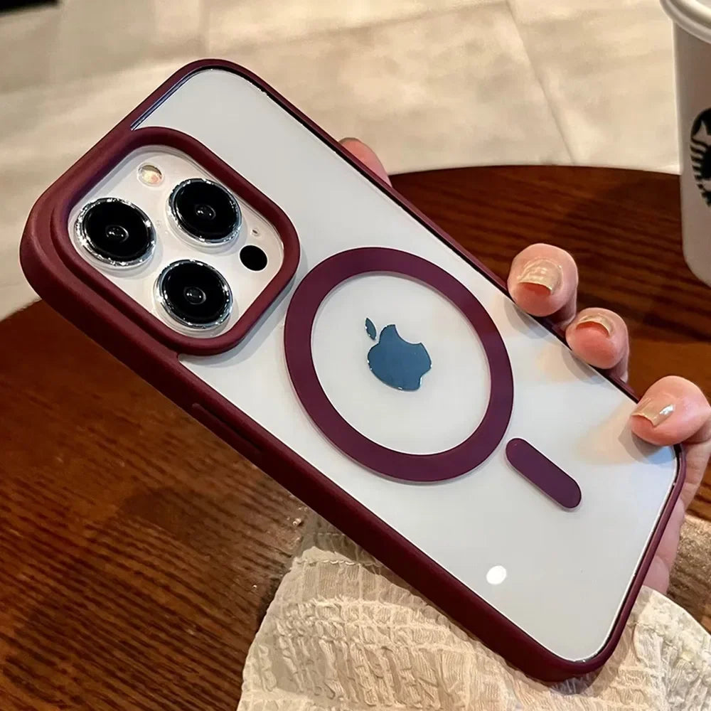حافظات هواتف لطيفة لهاتف iPhone 15 و14 و13 و12 و11 Pro Max - غطاء أكريليك شفاف صلب - TSP415
